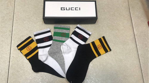 Gucci Long Socks(5 pairs)-247