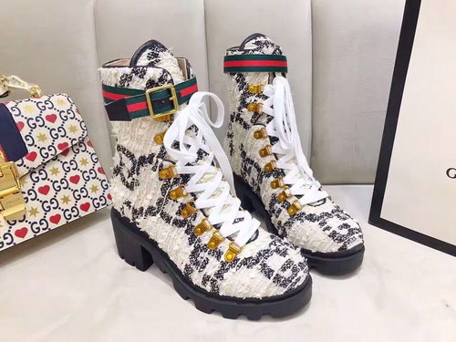 Gucci Laureate Boots AAA(Women)-005