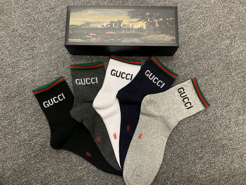 Gucci Long Socks(5 pairs)-296