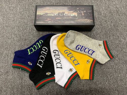 Gucci Socks(5 pairs)-320