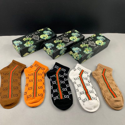 Gucci Socks(5 pairs)-327