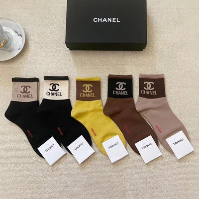 Chanel Socks(5 pairs)-356