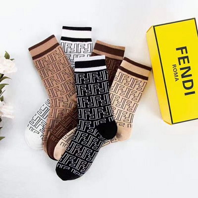 Fendi Socks(5 pairs)-351