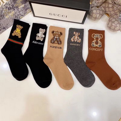 Gucci Socks(5 pairs)-372