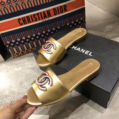 Chanel Slippers Women(AAA)-068