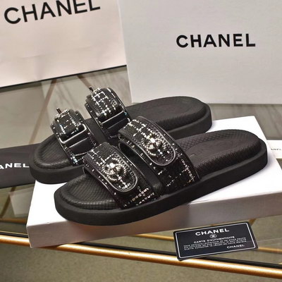 Chanel Slippers Women(AAA)-066