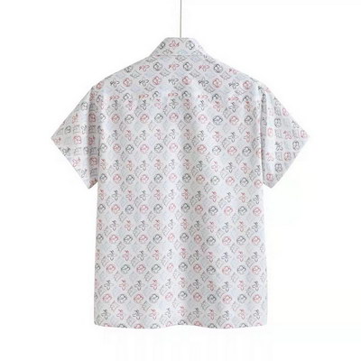 LV short shirt-009