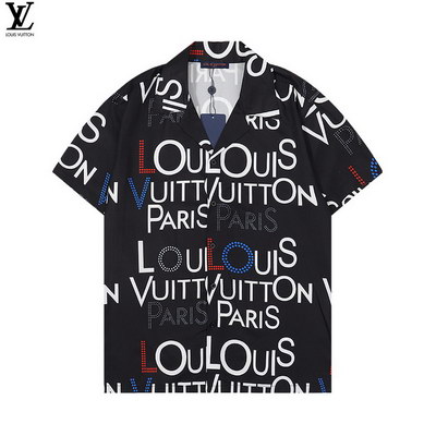 LV short shirt-080