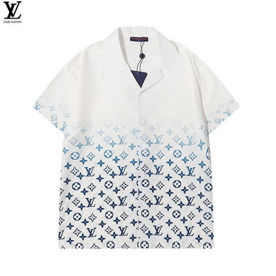 LV short shirt-089
