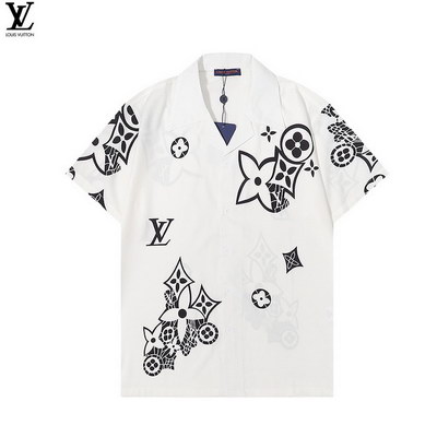 LV short shirt-082