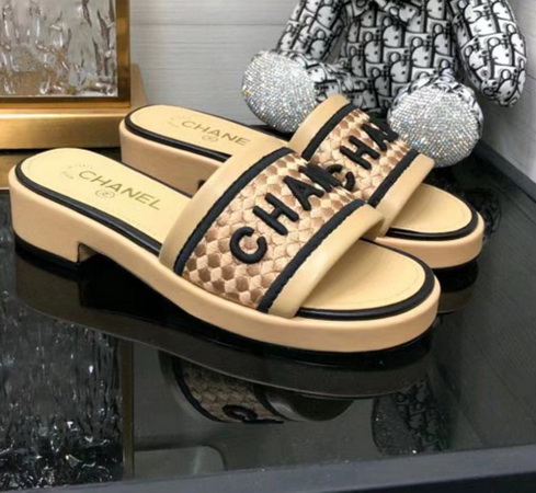 Chanel Slippers Women(AAA)-076