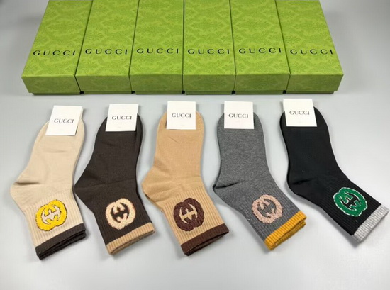 Gucci Socks(5 pairs)-376