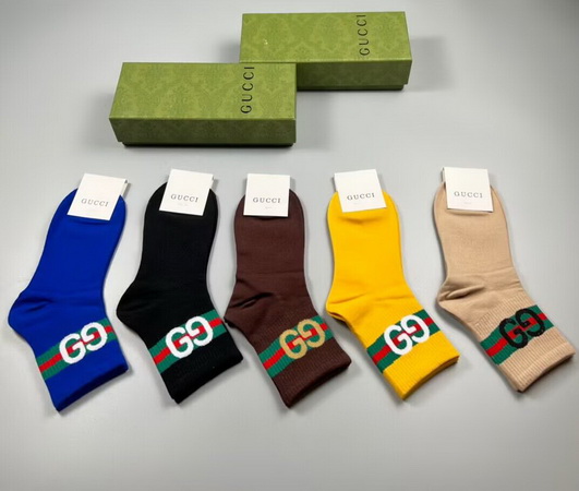 Gucci Socks(5 pairs)-375