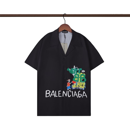 Balenciaga short shirt-027