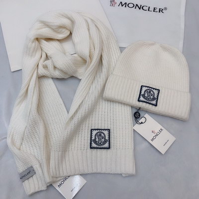 Moncler Beanie and Scarf set-001