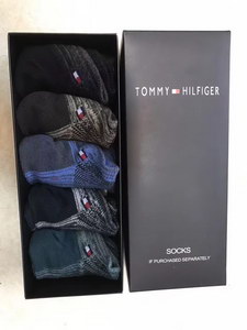 Tommy Short Socks(5 pairs)-001