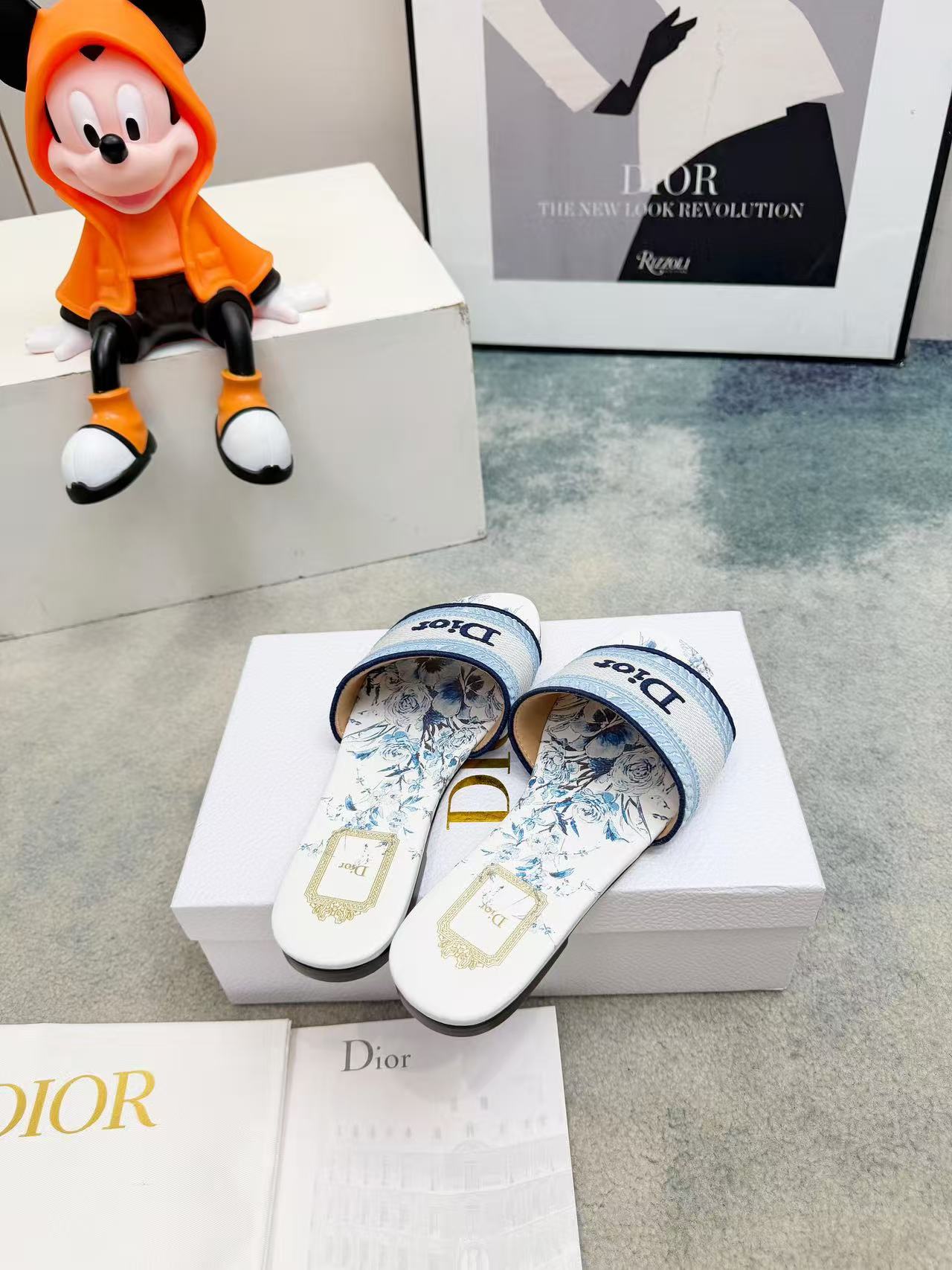 Dior Slippers Women(AAA)-076