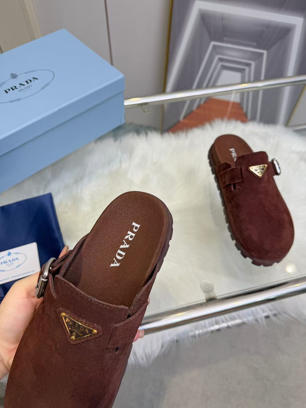 Prada Slippers Women(AAA)-027