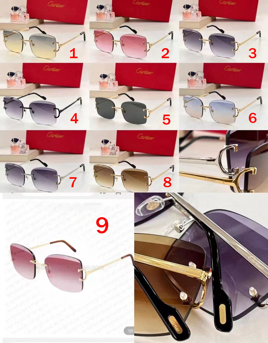 Cartier Sunglasses(AAAA)-1824