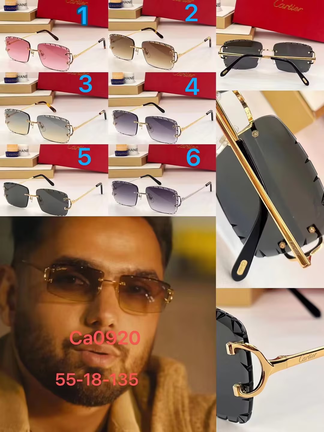 Cartier Sunglasses(AAAA)-1823